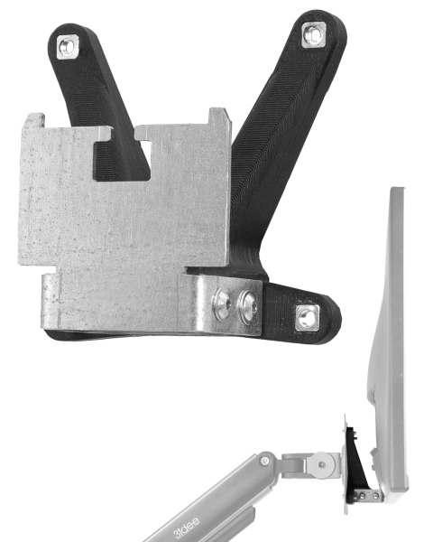 Adaptador VESA compatible con monitores DELL (S2240L, S2240M, S2340L, S2340M, S2440L) - 75x75mm