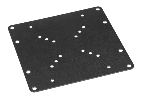 Placa adaptadora VESA universal, soporte VESA, adaptador de monitor ampliable de 50x50 a 200x200 - Capacidad de carga extrema de hasta 30 kg - para TV y monitor de hasta 42